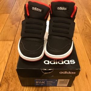 Adidas Hoops Mid High Top Toddler Sneaker